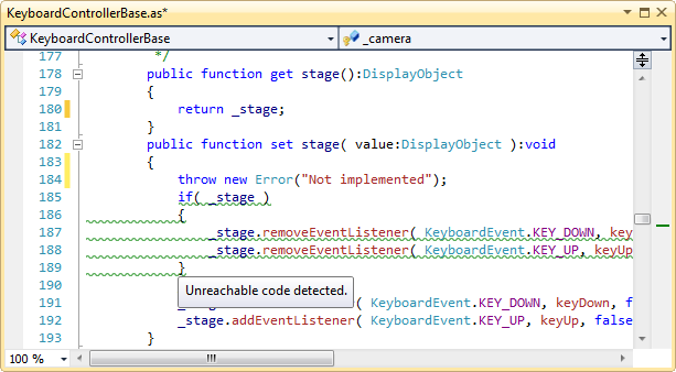 Code Analysis Margin