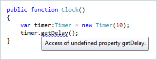 Error highlighting Error highlighting