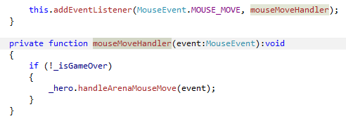 Generate Event Handler